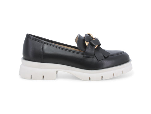 Melluso Mocassini Donna Stile Casual Contemporaneo Tomaia Pelle Nera K35225-233138